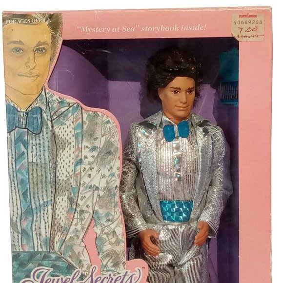 Jewel Secrets Ken #1719 Vintage 1986 NRFB Mattel Barbie Doll-Mint Box-vgc - Picture 3 of 12